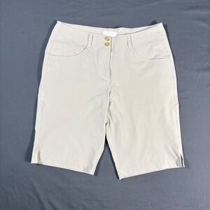 Callaway Golf Shorts Women Size 8 Khaki Performance Stretch Like New